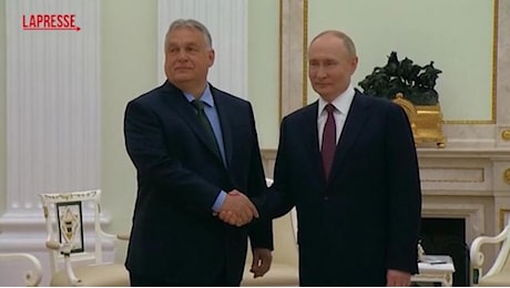 Orbán in Russia, Putin: Benvenuto anche come rappresentante Ue