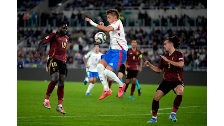 Nations League, Italia-Belgio 2-2: De Cuyper e Trossard rispondono a Cambiaso e Retegui