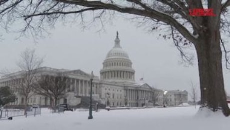 Usa, tempesta di neve colpisce Washington DC