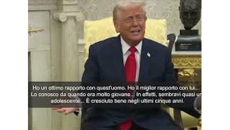 VIDEO: Trump riceve Presidente El Salvador: Ho un ottimo rapporto con quest’uomo