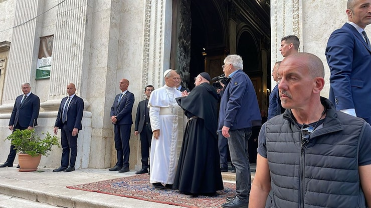 La prima uscita di Papa Leone XIV a Genazzano, al Santuario della Madonna del Buon Consiglio - Tgcom24 La prima uscita di Papa Leone XIV a Genazzano, al Santuario della Madonna del Buon Consiglio - Tgcom24