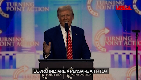 VIDEO Usa, Trump: TikTok? Forse dobbiamo tenercelo per un po'