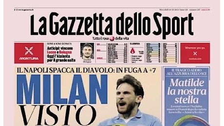 Prima Milan, visto Conte? Il Napoli spacca il Diavolo: in fuga a +7. Attenta Inter