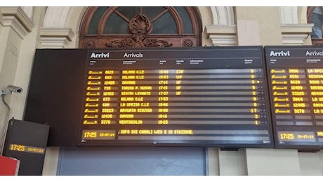 Milano-Genova circolazione ferroviaria in lenta ripresa, pesanti disagi