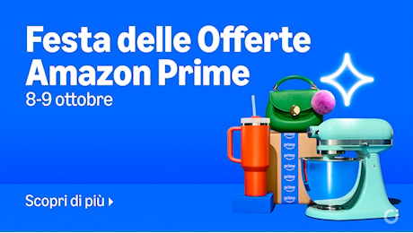 Amazon: il nuovo evento di sconti “La Festa delle Offerte Prime” si terrà l’8 e 9 Ottobre!