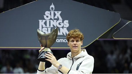 Sinner, i guadagni record del 2024 dopo la vittoria del Six Kings Slam