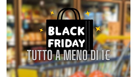 Spesa a meno di 1€ al pezzo: è il Black Friday del supermercato di Amazon