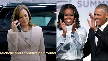 Usa, Michelle e Barack Obama appoggiano la candidatura di Kamala Harris: l'endorsement arriva con un video su X. Netanyahu da Trump