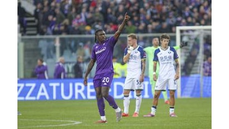 Fiorentina-Verona 3-1, tripletta di Kean