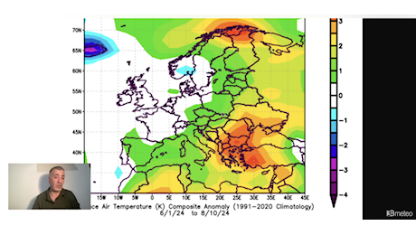 Meteo. Instabilità in aumento dopo il ferragosto, tendenza fino ai primi di settembre. Video