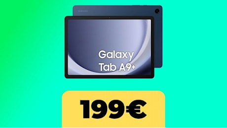 Samsung Galaxy Tab A9+, il tablet al minimo storico su Amazon Italia