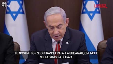 VIDEO Gaza, Netanyahu: Hamas unico ostacolo a liberazione nostri ostaggi