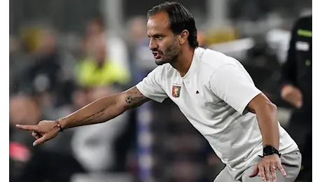 Genoa Sampdoria, Gilardino: «C'è tristezza, i ragazzi hanno messo tutto»