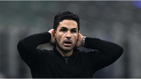 Arsenal ko con l'Inter, furia Arteta: “Gara decisa dall’arbitro! Manca un rigore e non ho capito il loro”