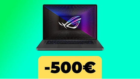 ASUS ROG Zephyrus G16, il notebook da gaming è in forte sconto su Amazon Italia