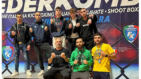 Coppa Italia Mma, tre ori e tre bronzi per il team Tarantini