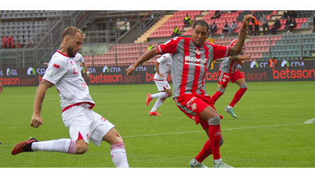 Cremonese, contro il Bari solo un pari: 1-1