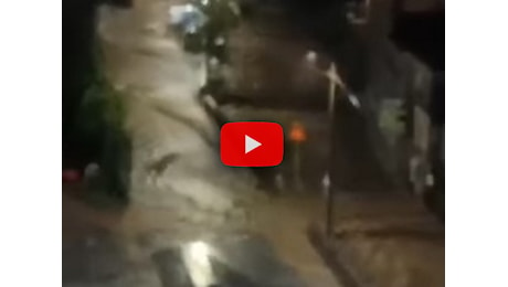 Meteo Cronaca Diretta (Video): Genova, alluvione lampo a Borzoli, esondato il Rio Fegino