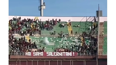 Bombe carta in settore ospiti a Palermo: Centro Coordinamento chiede a Salernitana maggior tutela