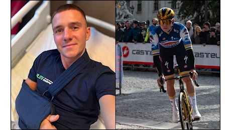 Ciclismo, Evenepoel dopo l'incidente: Tornerò più forte