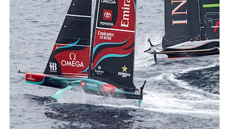 L'efficienza di Emirates Team New Zealand porta la Louis Vuitton 37^ America's Cup al Match Point sul 6-2