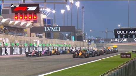 F1, GP Bahrain: il primo giro a Sakhir