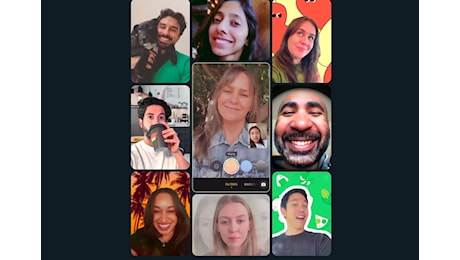 WhatsApp con nuovi filtri e sfondi per le videochiamate