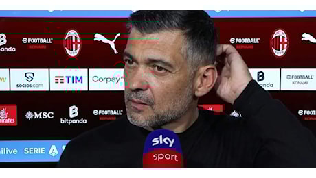 Conceicao: “Milan, io non sono importante. Parlerò al momento giusto”