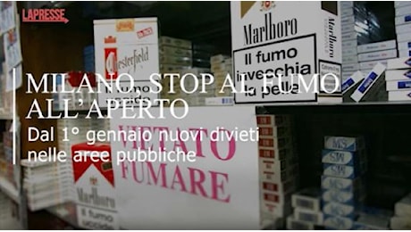 A Milano stop al fumo all'aperto da inizio 2025: l'addio anche in vie e strade pubbliche e nei dehors