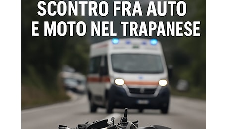 SCONTRO FRA AUTO E MOTO NEL TRAPANESE, MORTI UN UOMO E UNA DONNA DI GIARRE
