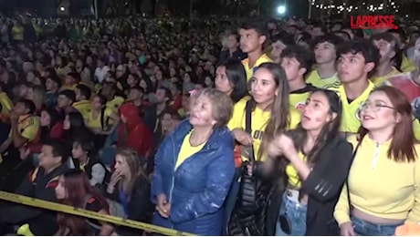VIDEO Copa America, la delusione dei tifosi colombiani a Bogotà