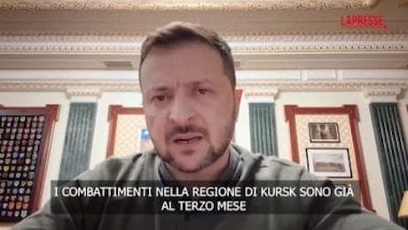 Ucraina, Zelensky: Manteniamo la pressione sulla Russia nella regione di Kursk