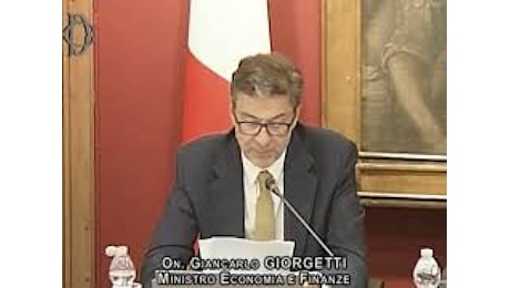 VIDEO: Spesa Difesa, Giorgetti: Ambizioso 2% Pil chiesto dalla Nato. Arriveremo all'1,57% nel 2025