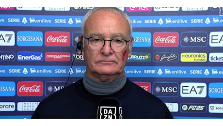 Ranieri: “Non dobbiamo piangerci addosso. Dybala? L'ho rischiato perché...