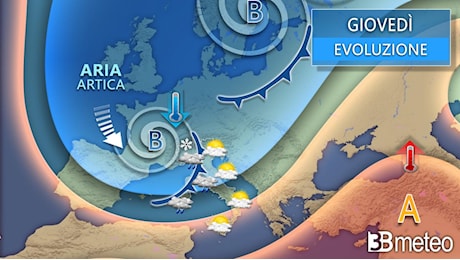 Meteo Centro-Italia. Tornano le piogge, venti in rinforzo e aria più fredda da Nord