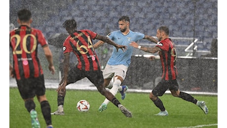 Lazio-Nizza 4-1, poker biancoceleste sotto la pioggia: buona anche la seconda per Baroni in UEL