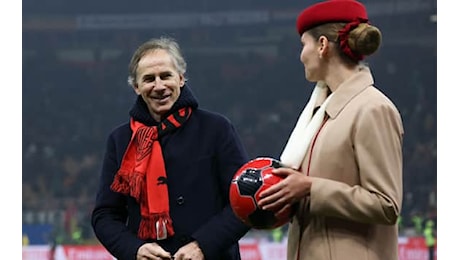 Milan, la festa a San Siro per i 125 anni: premiati Van Basten, Inzaghi e Shevchenko