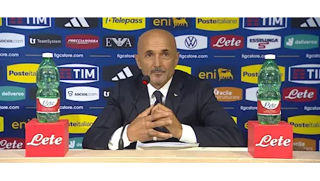 Italia-Israele, Spalletti: “Contento di tornare ad Udine, speravo in clima migliore”