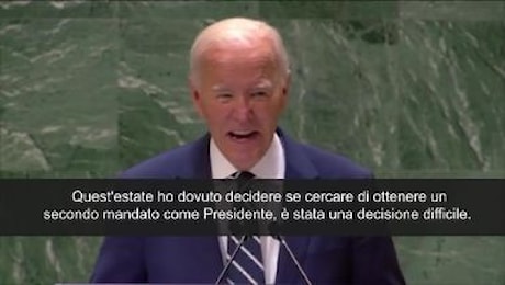 Biden: Alcune cose più importanti che rimanere al potere, è ora di nuova generazione