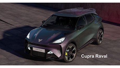 Cupra, la compatta Raval è elettrica