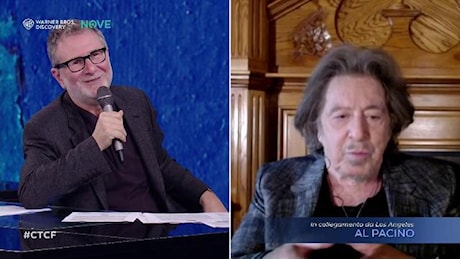 Che tempo che fa, Al Pacino ricorda il suo primo incontro con Marlon Brando: Mangiava il pollo alla cacciatora con le mani ed era ricoperto di sugo