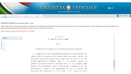 Forfettari senza seconda chance: no all’adesione al concordato entro il 12 dicembre