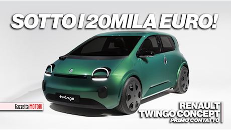 Renault Twingo Prototype, il primo assaggio della prossima elettrica