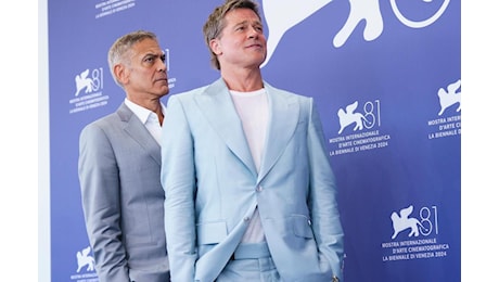 Pitt e Clooney, due lupi in Laguna