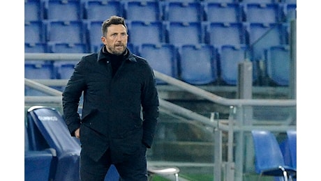 Di Francesco: “Il tifoso romano ti lascia il segno. Mi aspetto una grande prova dei ragazzi”