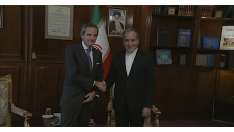 IL VIDEO. Iran, Grossi(Aiea) vede il ministro degli Esteri iraniano Araghchi