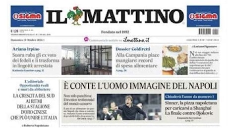 Il Mattino: È Conte l'uomo immagine del Napoli