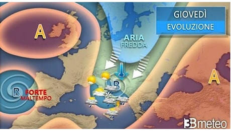 Meteo, Italia nella morsa del gelo: da oggi neve, temperature in picchiata e freddo artico. Le previsioni