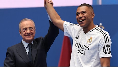 Real Madrid, Mbappé presentato al Bernabeu: “Si realizza un sogno, darò tutto”
