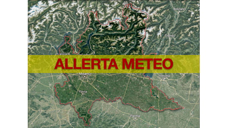 Allerta Meteo Lombardia: rovesci temporaleschi e grandinate in arrivo nelle prossime ore